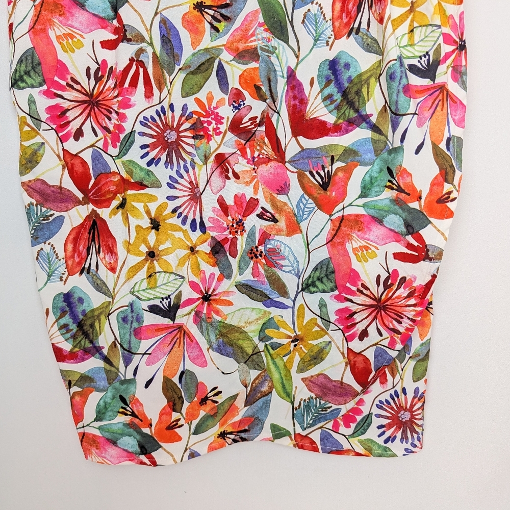 RipSkirt Hawaii Wrap Skirt Length‎ 3 Wildflower Watercolor Beach Cover Up - Picture 8 of 16